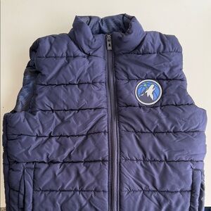 NBA Blue Puffer Vest